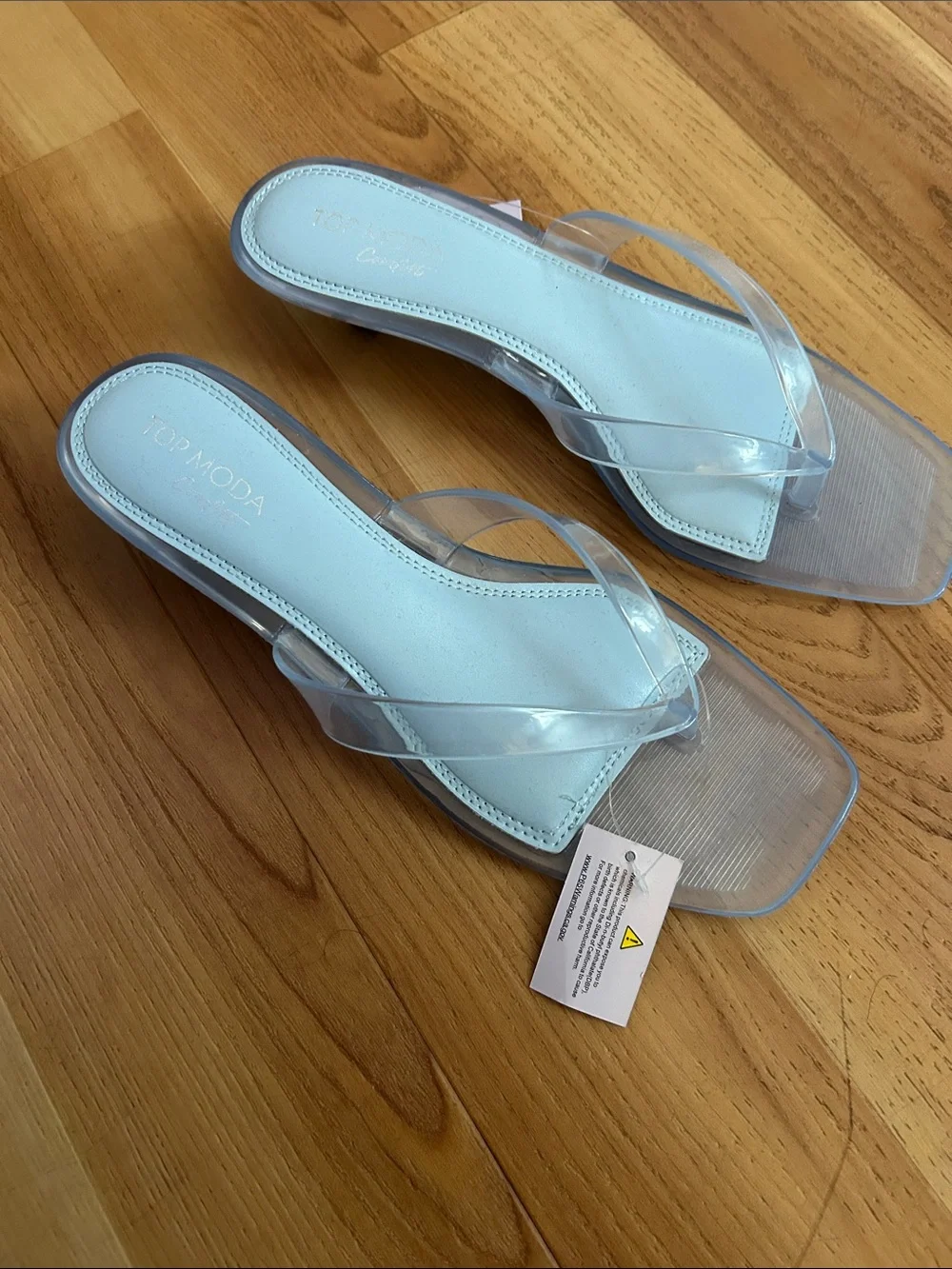 Top Moda Jelly Kitten Heels